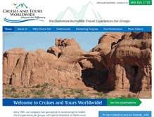 Tablet Screenshot of cruises-toursworldwide.com